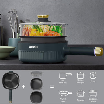 18cm 3in1 Elextric Pot - Cosmetics Hub