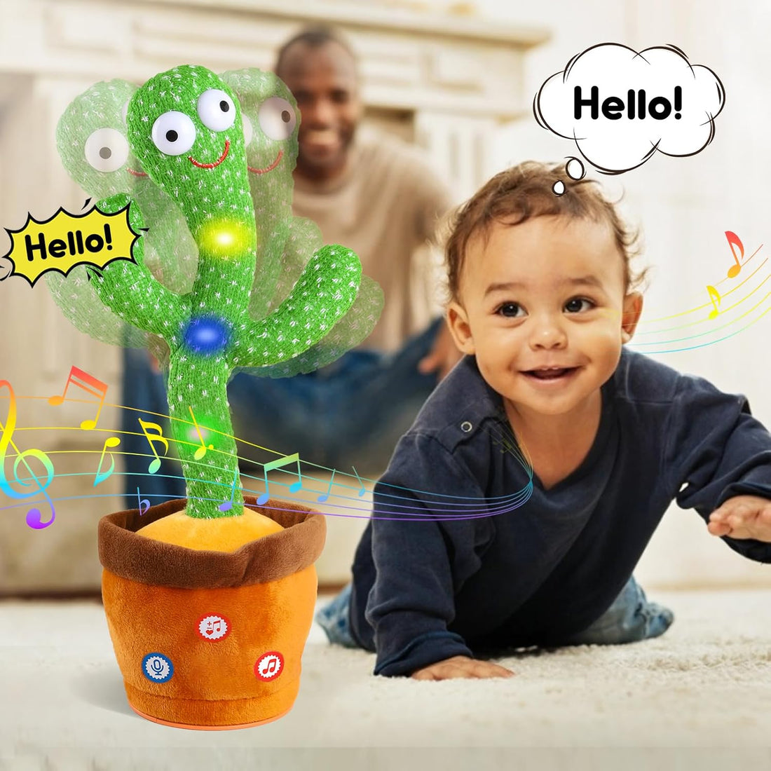 Talking Dancing Cactus Toy – Fun for Boys & Girls! - Cosmetics Hub